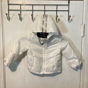 Moon Boot baby full zip nylon packable water resistant soft puffy jacket